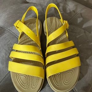 Croc Yellow Sandals